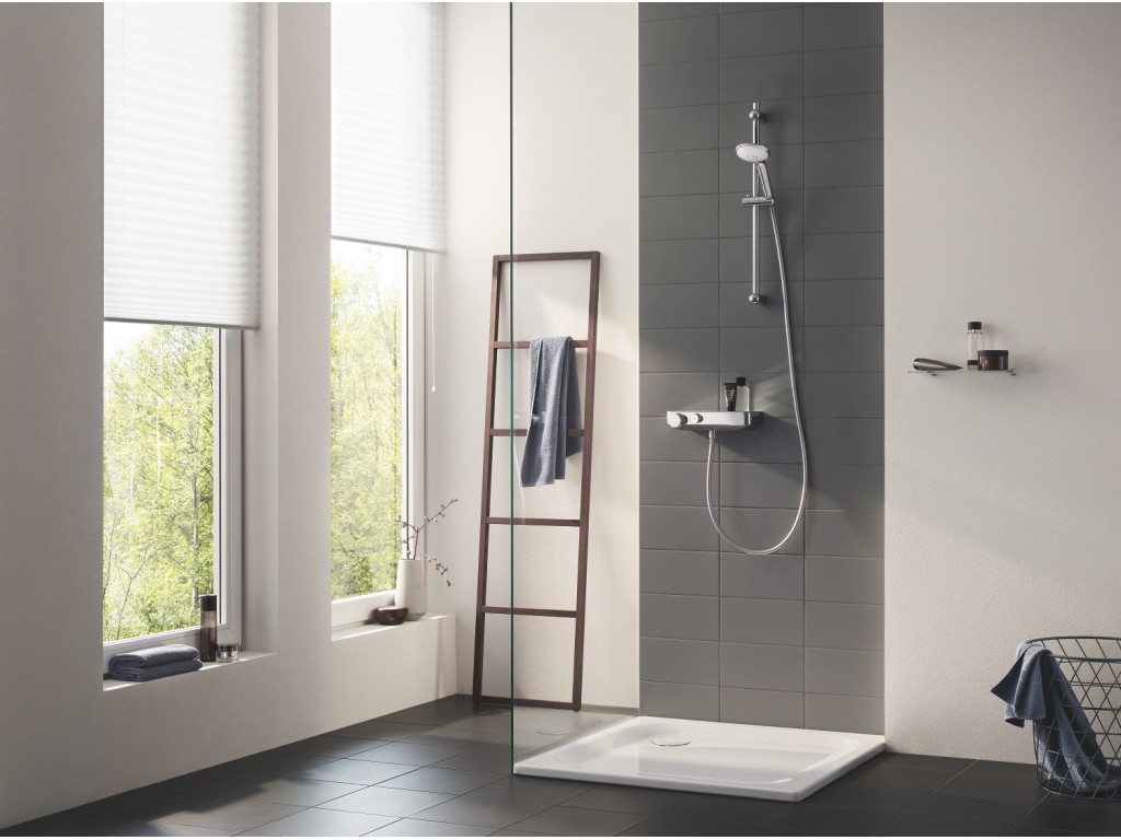 Grohtherm SmartControl Termostatik duş qarışdırıcısı / duş seti dahil