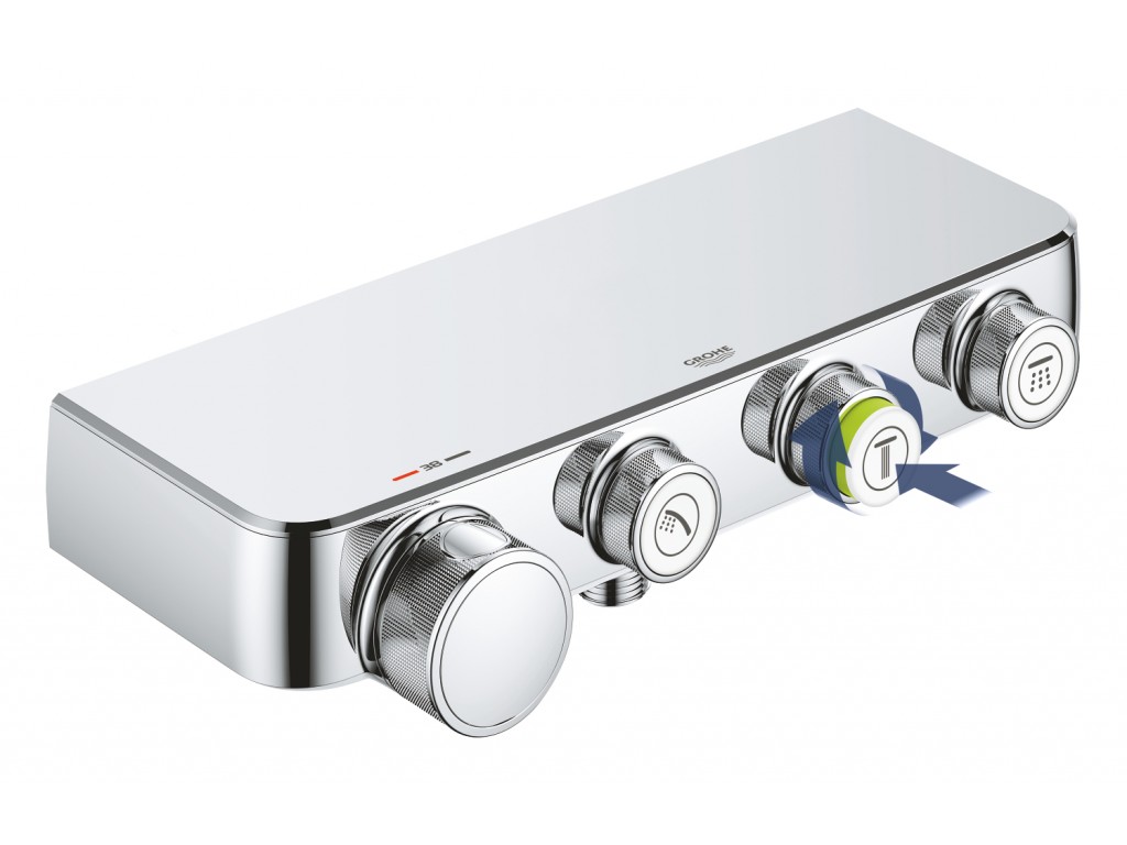 Euphoria SmartControl 310 Duo Duş sistemi divara montaj termostatik qarışdırıcılı duş sistemi
