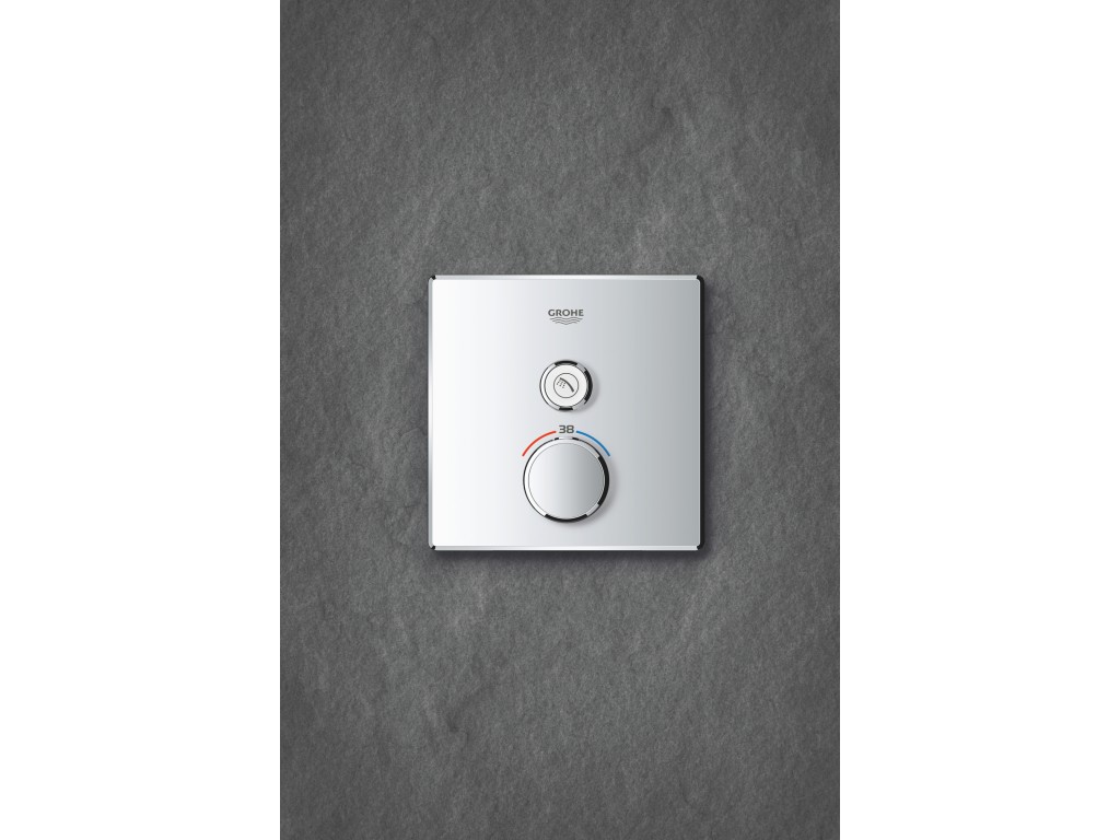 Grohtherm SmartControl Tek ventilli akış kontrollu, divar ici termostatik duş qarışdırıcısı